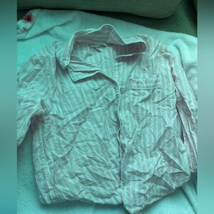 Classic Victoria’s Secret Pink & White Striped PJ Top